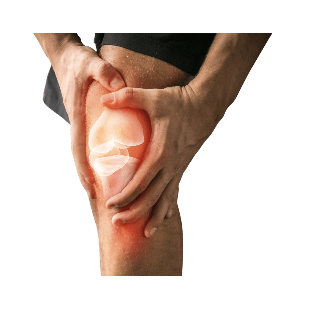 Picture of a sore knee